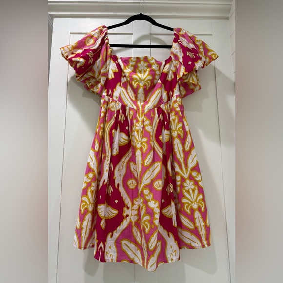 Beyond by Vera Leah Pondi Pink Off-Shoulder Dress - Picture 6 of 9